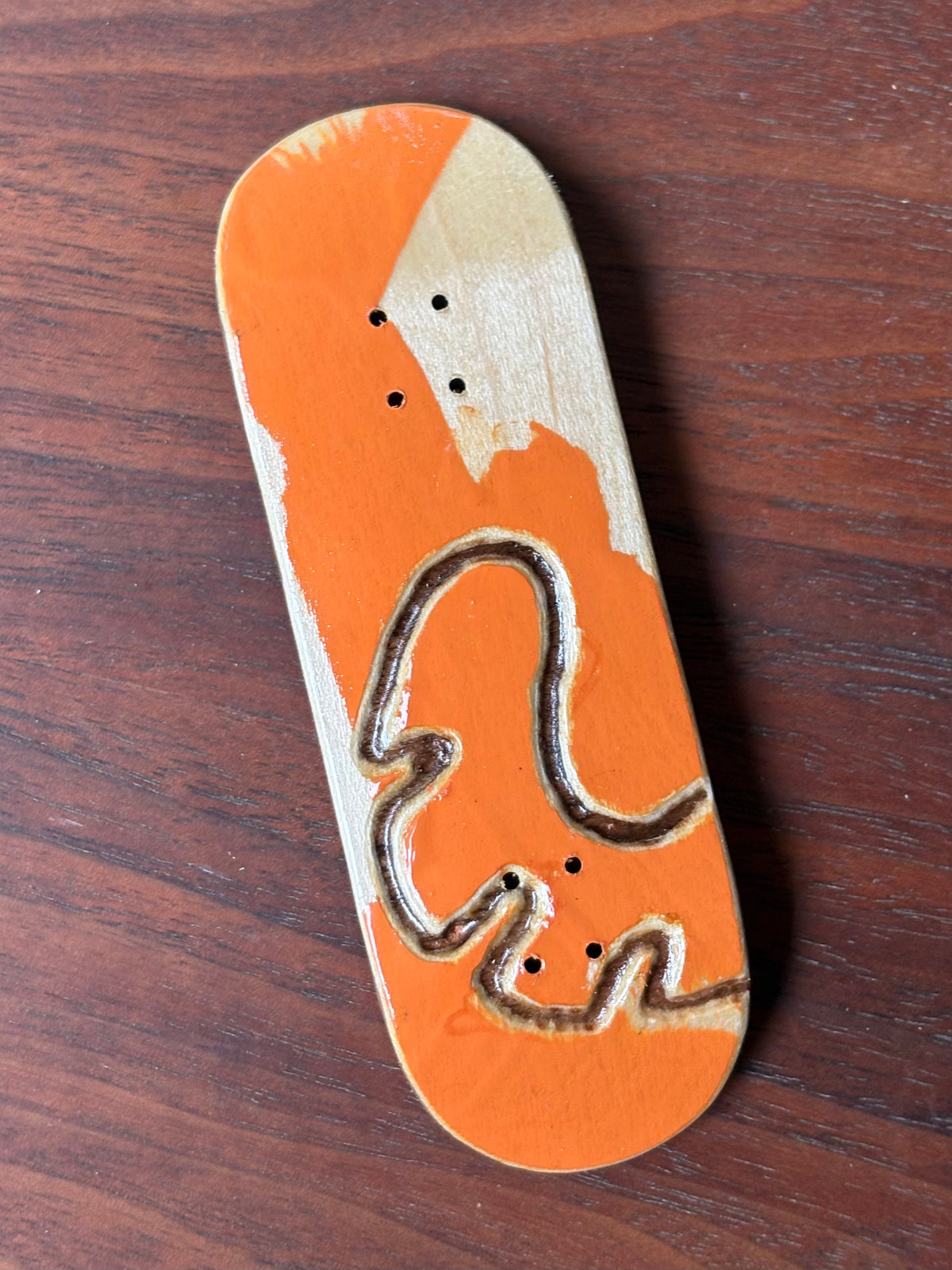 Gouged Icon Deck (Hand engraved)