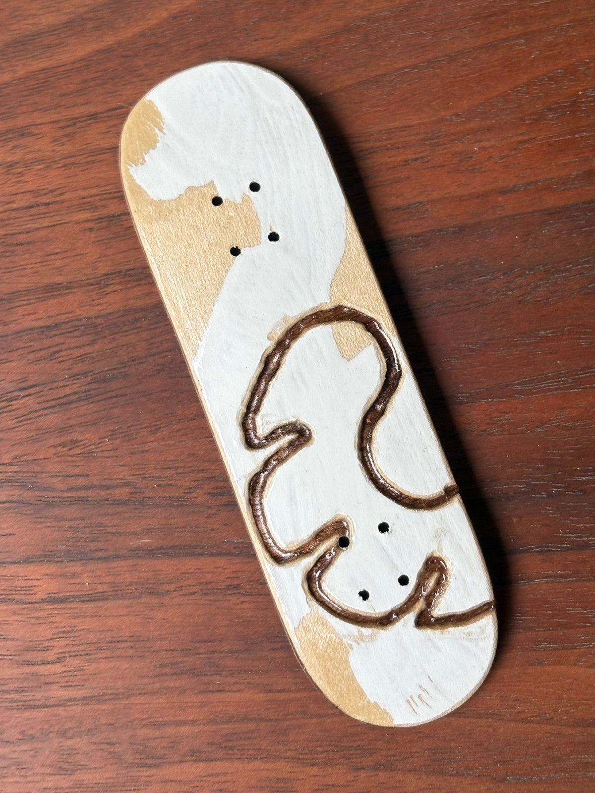 Gouged Icon Deck (Hand engraved)