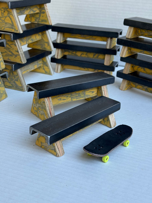 6” Bench - Yellow Etched