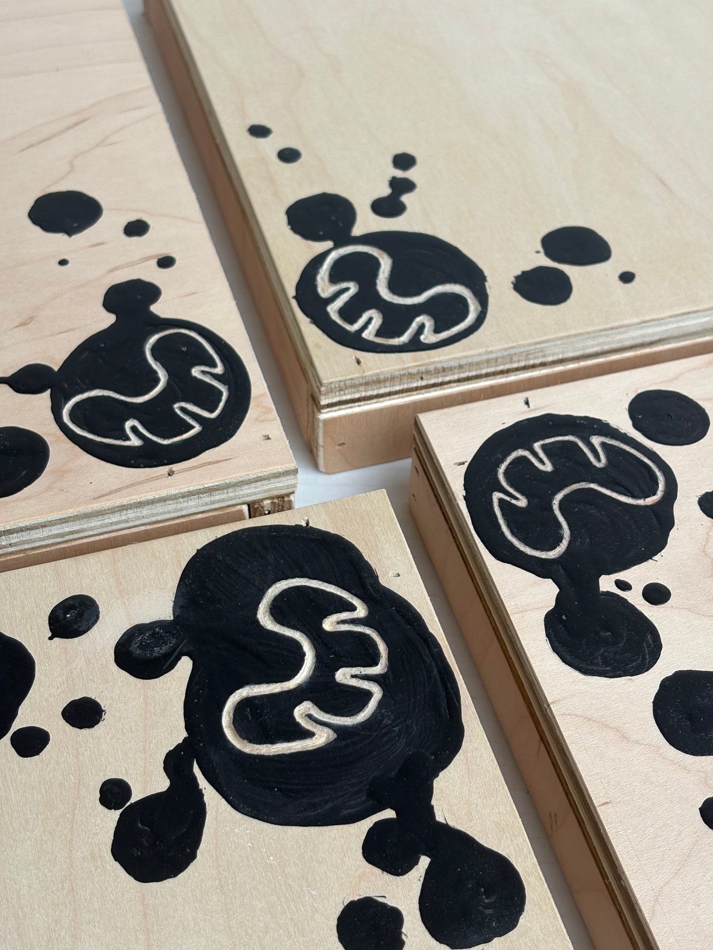Engraved 3 Stair - Flat