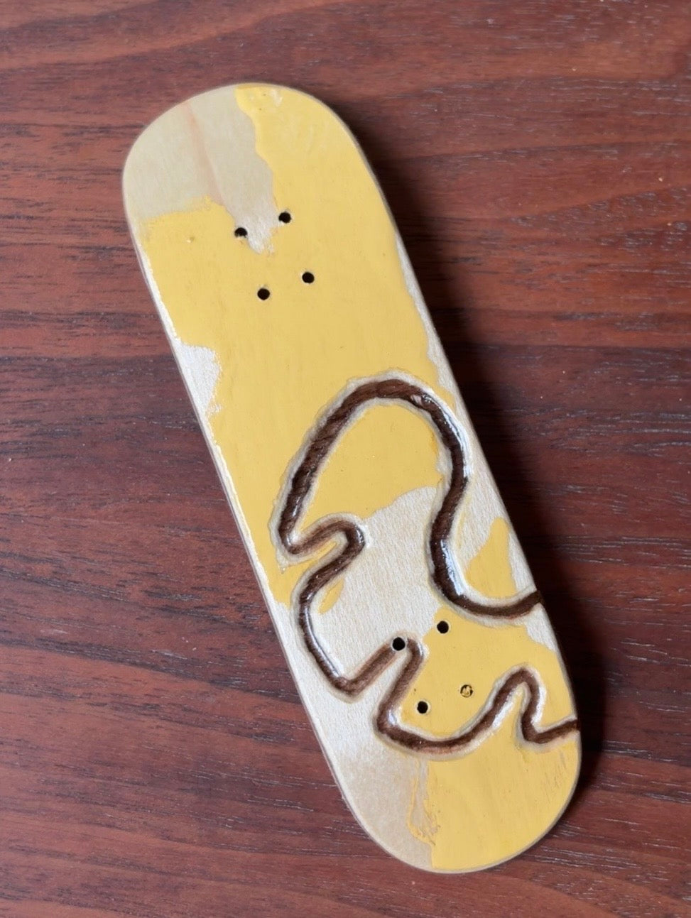 Gouged Icon Deck (Hand engraved)