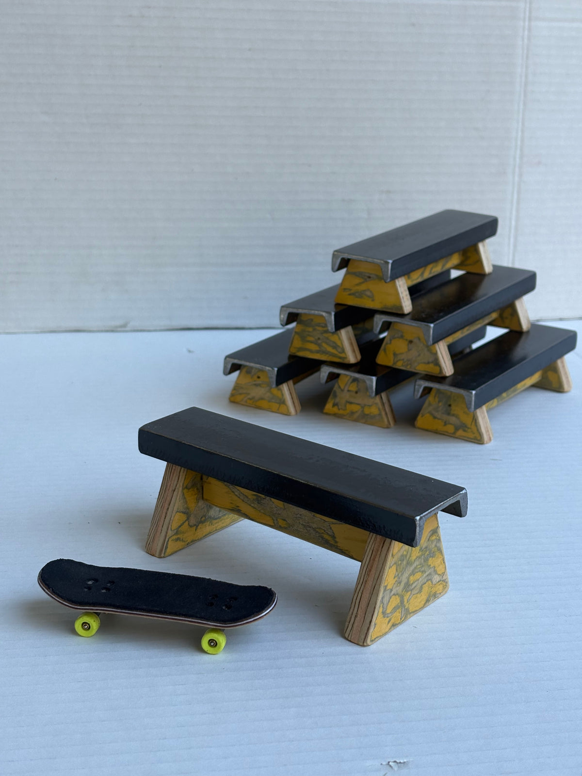 6” Bench - Yellow Etched